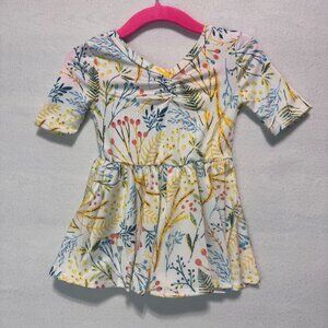 Dotdotsmile Dress Size 6/12 Months Floral New with Tags